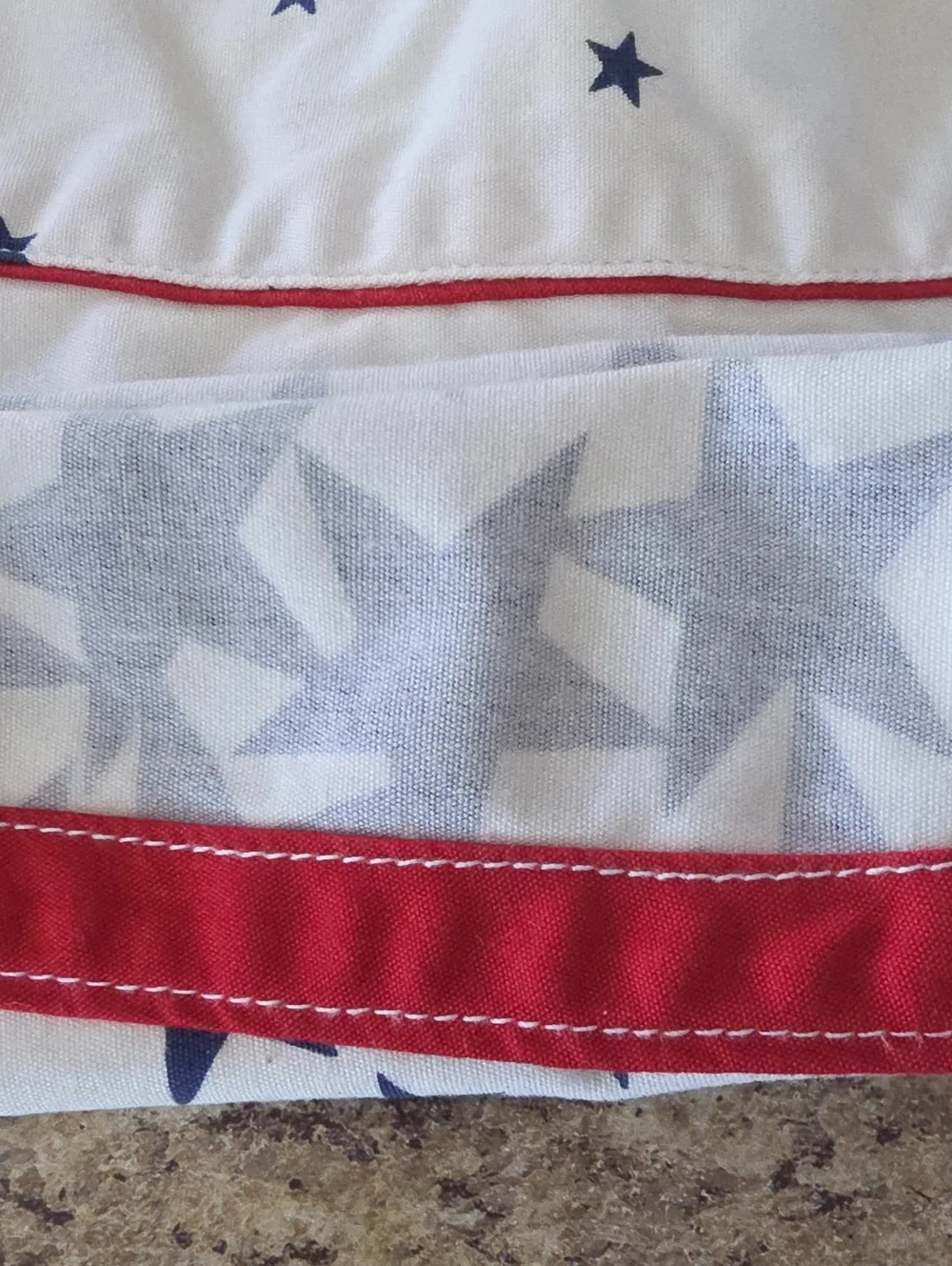 Vintage 2000 Old Navy Patriotic Stars USA Cotton Dress Size Small 3-6 Months